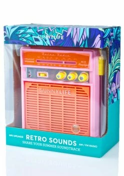 Sunny Life Other Shit Tangerine Portable Speaker