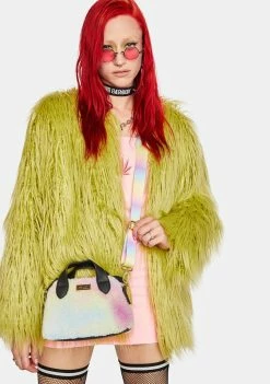 Betsey Johnson Teddy Pastel Tie Dye Handbag Bags & Wallets