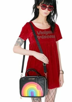 Betsey Johnson Rainbow Lunch Tote Bags & Wallets