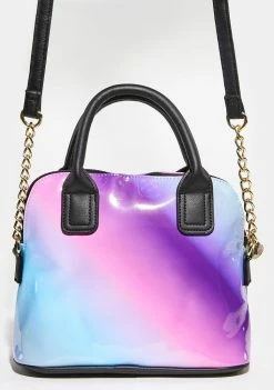Betsey Johnson Bags & Wallets Purple Kitsch PVC Dome Crossbody Bag