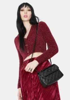 Betsey Johnson Quilted Crossbody Bag Bags & Wallets