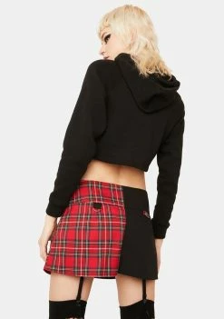 Wholesale ⭐ Lost Queen Plaid 👗 Skirt With Zipper And Pockets Mini 👗 Skirt ✔️ 7 Lost Queen Plaid Skirt With Zipper And Pockets Mini Skirt