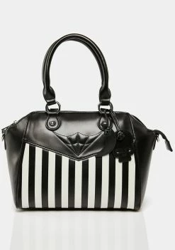 Lost Queen Another Lost Soul Striped Handbag Bags & Wallets