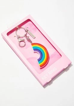 Sunny Life Other Shit Colorful Rainbow Keychain