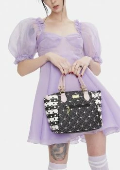 Betsey Johnson Bags & Wallets Heart Quilted Mid Size Handbag