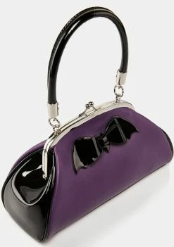 Lost Queen Bags & Wallets Purple Old Hallows Handbag
