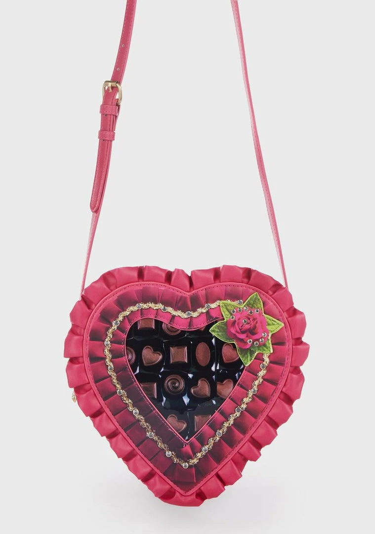Cheapest ๐ Betsey Johnson Bags & Wallets Box O' Chocolates Crossbody Bag ๐ 1 Betsey Johnson Bags & Wallets Box O' Chocolates Crossbody Bag