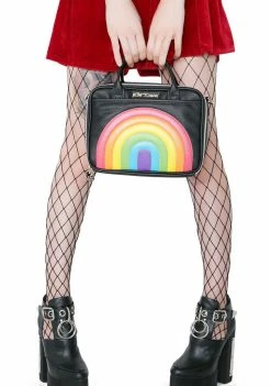 Betsey Johnson Rainbow Lunch Tote Bags & Wallets