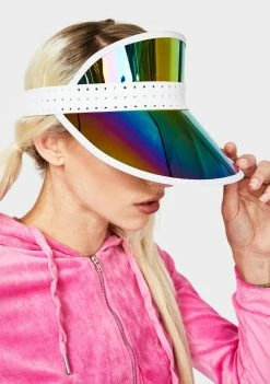 Sunny Life Hats No Pictures Please Iridescent Visor