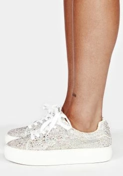 Betsey Johnson Platforms Chrome Sidny Sneakers