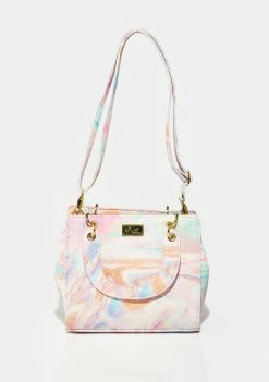 Betsey Johnson Bags & Wallets Floral Medium Satchel With Flat Handles