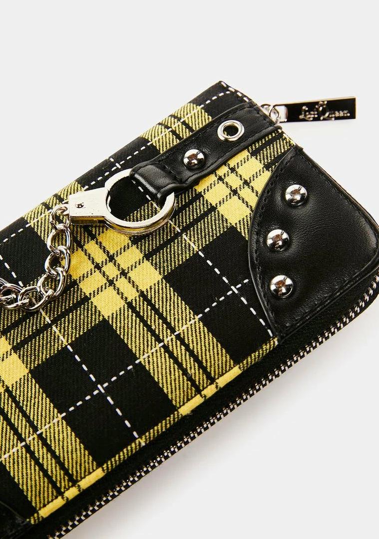 New ๐ Lost Queen Wallets Tartan Handcuff Wallet ๐คฉ 4 Lost Queen Wallets Tartan Handcuff Wallet