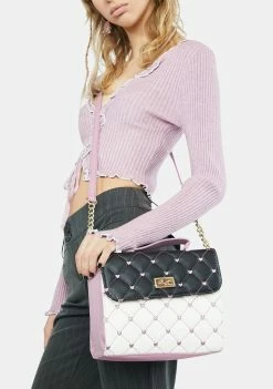 Betsey Johnson Bags & Wallets Pink Quilted Crossbody Bag