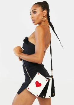 Betsey Johnson Poker Face Crossbody Bag Bags & Wallets