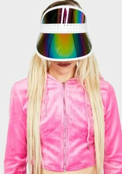 Sunny Life Hats No Pictures Please Iridescent Visor