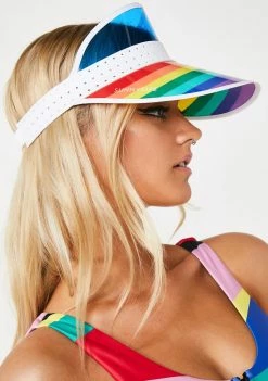 Sunny Life Hats Poolside Dream Rainbow Visor