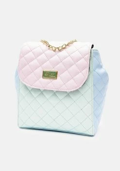 Betsey Johnson Small Backpack Chain Detail