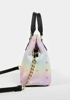 Betsey Johnson Amelia Quilted Mid-Size Satchel Bags & Wallets