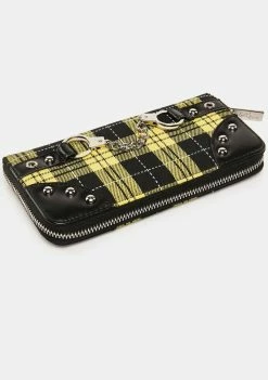 New ๐ Lost Queen Wallets Tartan Handcuff Wallet ๐คฉ 6 Lost Queen Wallets Tartan Handcuff Wallet
