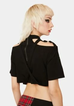 Lost Queen Strappy Crop Top