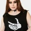 Lost Queen Plus Peek A Boo Graphic Tank