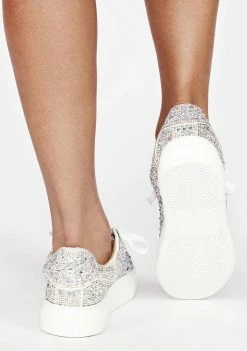 Betsey Johnson Platforms Chrome Sidny Sneakers