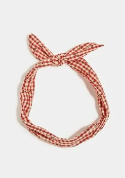 Lost Queen Headbands Picnic Gingham Headband