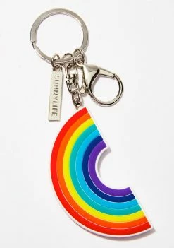 Sunny Life Other Shit Colorful Rainbow Keychain