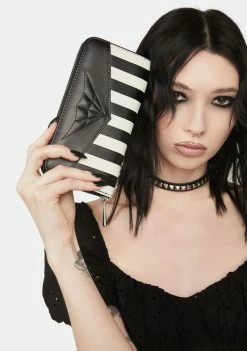 Lost Queen Another Lost Soul Striped Wallet Bags & Wallets