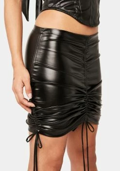 Plugged NYC Yem Ruched Skirt