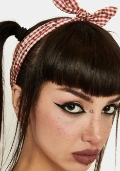 Lost Queen Headbands Picnic Gingham Headband