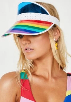 Sunny Life Hats Poolside Dream Rainbow Visor