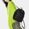 Betsey Johnson Bags & Wallets Pretty Puffer Velvet Leopard Backpack