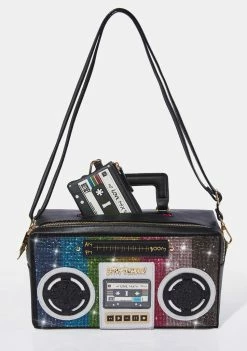 Brand new 😍 Betsey Johnson Boom Box Crossbody Bag 🥰 8 Betsey Johnson Boom Box Crossbody Bag