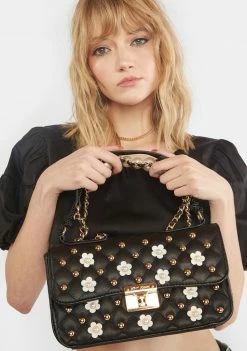 Betsey Johnson Pearl Swag Crossbody Bag