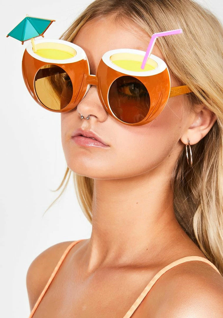 Hot Sale ๐คฉ Sunny Life Pina Colada Coconut ๐ Sunglasses ๐ 1 Sunny Life Pina Colada Coconut Sunglasses