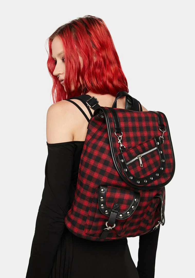 Wholesale ๐ Lost Queen Bags & Wallets Yamy Tartan ๐ Backpack ๐ฅฐ 1 Lost Queen Bags & Wallets Yamy Tartan Backpack