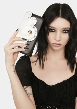 Lost Queen Scalloped Wallet Wallets