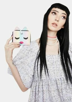 Betsey Johnson Pastel Unicorn Kitsch Zip Around Wallet Bags & Wallets