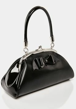 Lost Queen Handbags Black Old Hallows Handbag