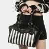 Lost Queen Another Lost Soul Striped Handbag Bags & Wallets