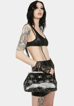 Lost Queen Handbags Black Killian Handbag