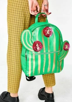 Betsey Johnson Kitsch Lookin Sharp Cactus Backpack