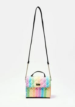 Betsey Johnson Bags & Wallets Rainbow Quilted Crossbody Bag