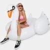 Sunny Life Luxe Ride-On Swan Pool Float