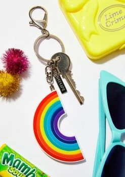 Sunny Life Other Shit Colorful Rainbow Keychain