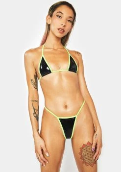 Candy Shop Lingerie Green Kendra Bikini Set Swim