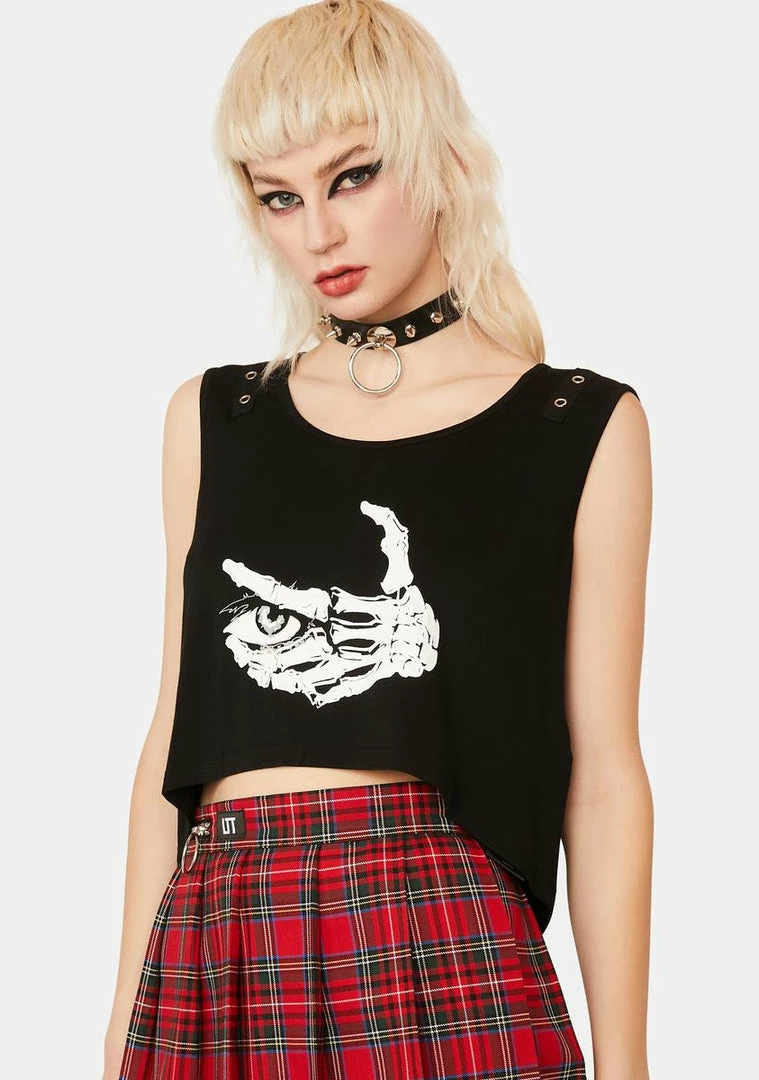 Buy ✨ Lost Queen Peek A Boo Graphic Tank Tops 🤩 4 Lost Queen Peek A Boo Graphic Tank Tops