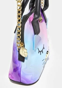 Betsey Johnson Bags & Wallets Purple Kitsch PVC Dome Crossbody Bag