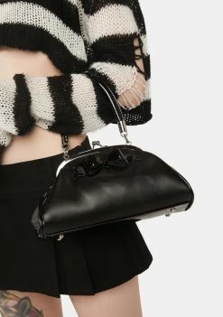 Lost Queen Handbags Black Old Hallows Handbag